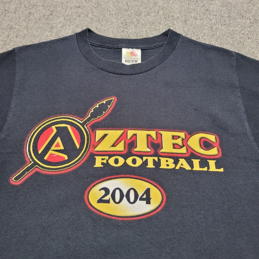 Vintage Y2K SDSU Aztecs Shirt Adult Small Black The Dark Side Crewneck Football